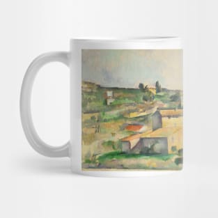 Fields at Bellevue by Paul Cezanne Mug